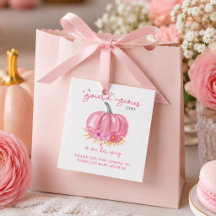 Chica Calabaza Rosa Baby Shower