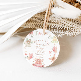 Etiquetas Para Recuerdos Chica del primer cumpleaños de hadas