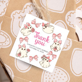 Etiquetas Para Recuerdos Chica Fantasma Pequeño Boo Halloween Plaza Baby Sh