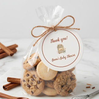 Etiquetas Para Recuerdos Chico de panadería en el horno Baby Shower 