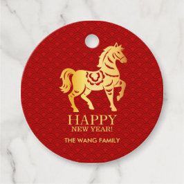 Etiquetas Para Recuerdos Chinese New year of the Horse 2026 Gift