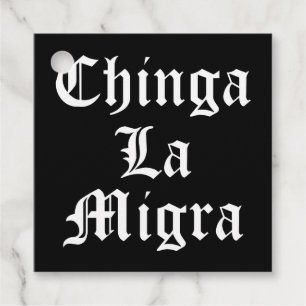 Etiquetas Para Recuerdos Chinga LA Migra