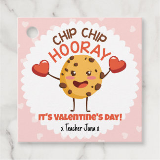 Etiquetas Para Recuerdos Chip Chip Hooray es El día de San Valentín
