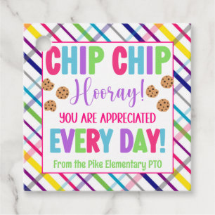 Etiquetas Para Recuerdos Chip Chip Hooray Te Aprecian Cada Día