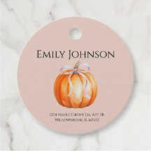Chorreado de acuarela Calabaza Rosa Baby Shower