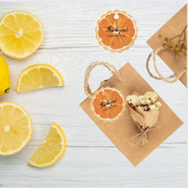 Etiquetas Para Recuerdos Chorro de acuarela Naranjas Frutas Desayuno de nov