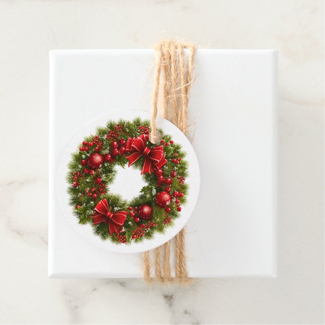 Etiquetas Para Recuerdos Christmas Gift Tag (In situ)