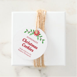 Etiquetas Para Recuerdos Christmas Homemade Cookies Gift Tag