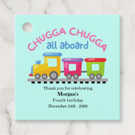 Etiquetas Para Recuerdos Chugga Choo Train Themed Cartoon Any Age Birthday 