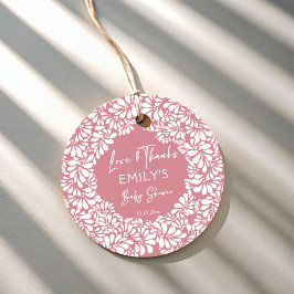 Etiquetas Para Recuerdos Cielito lindo ducha de bebé mexicana rosa