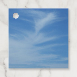 Etiquetas Para Recuerdos Cielo azul con nubes blancas resumen foto natural