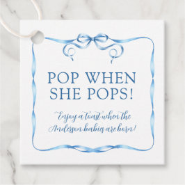 Etiquetas Para Recuerdos Cinta azul acuarela pop cuando ella hace