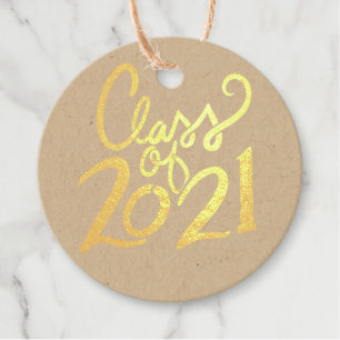 Etiquetas Para Recuerdos Clase de Grado de Graduación Superior de 2021
