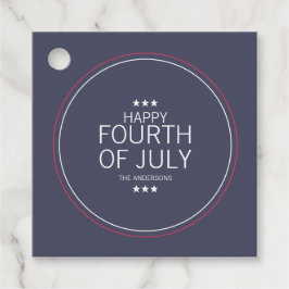 Etiquetas Para Recuerdos Clásica Marina el 4 de julio Día de la Independenc