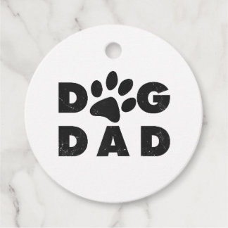 Etiquetas Para Recuerdos Clásico de Dog Dad