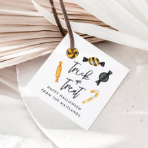 Clásico truco o truco de dulces de Halloween