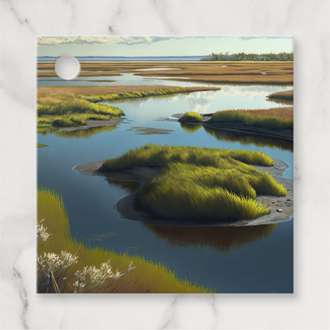 Etiquetas Para Recuerdos Coastal Tranquility (Anverso)