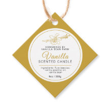 Código de barras de ingrediente de velas de arte b