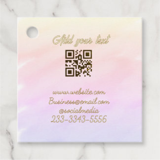 Etiquetas Para Recuerdos código QR personalizado simple agregue su nombre t