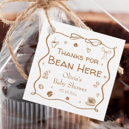 Etiquetas Para Recuerdos Coffee Baby Shower Gracias