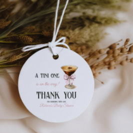 Etiquetas Para Recuerdos Coffee Bow Espresso Martini Baby Shower
