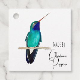 Etiquetas Para Recuerdos Colibrí personalizado