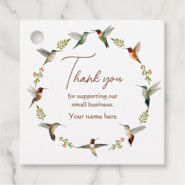 Etiquetas Para Recuerdos Colibríes de Norteamérica