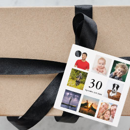 Etiquetas Para Recuerdos Collage de fotos de fiestas de 30 años gracias