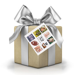 Etiquetas Para Recuerdos Collage de fotos de la fiesta de cumpleaños 18 gra