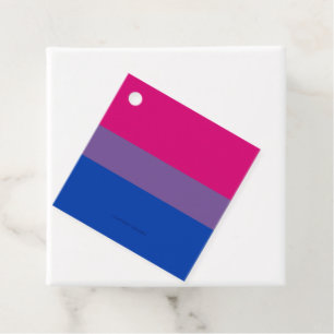 Etiquetas Para Recuerdos Colores de la bandera del orgullo bisexual de Slip