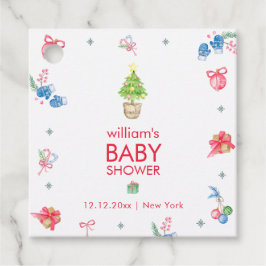 Etiquetas Para Recuerdos Colorful It's Cold Outside Winter Baby Shower 