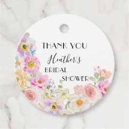 Etiquetas Para Recuerdos Colorido Florecer Floral Despedida de Soltera Agra