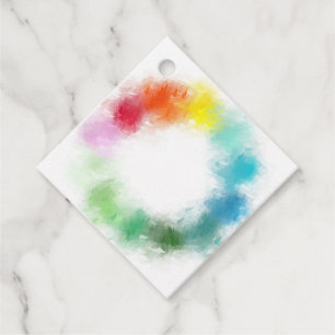 Etiquetas Para Recuerdos Colorido Personalizado Agrega Tu Texto Abstracto E