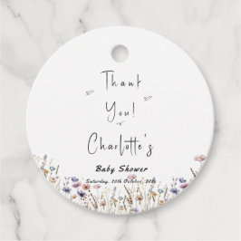 Etiquetas Para Recuerdos Coloroso Baby Shower de Flor Silvestre