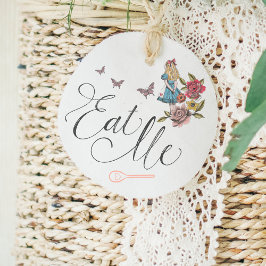 Etiquetas Para Recuerdos ¡Cómeme! Boda Vintage de Alicia en el País de las