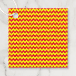 Etiquetas Para Recuerdos Comics Superhéroe Zig Zag Pattern Red Yellow Fun