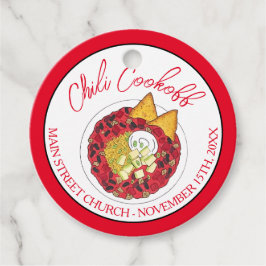 Etiquetas Para Recuerdos Comida de cena de cocina de sopa de chile de chile
