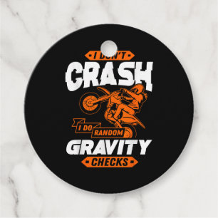 Etiquetas Para Recuerdos Comprobaciones aleatorias de gravedad - Motocross 