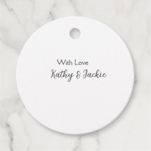 Etiquetas Para Recuerdos Con amor añadir pareja boda simple