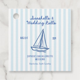 Etiquetas Para Recuerdos Conchas marinas y campanas de boda Despedida de so
