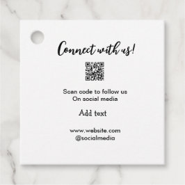 Etiquetas Para Recuerdos Conectar con nosotros escanear código QR agregar c