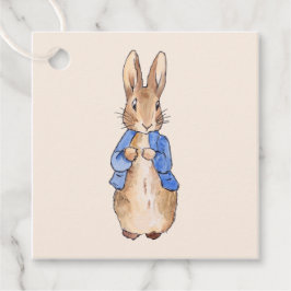 Etiquetas Para Recuerdos Conejo clásico Bunny chaqueta azul