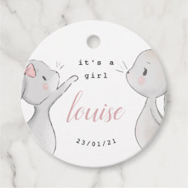 Etiquetas Para Recuerdos conejo de bebés ducha de bebé