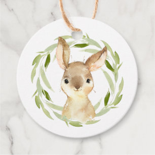 Etiquetas Para Recuerdos Conejo de conejo lindo gracias