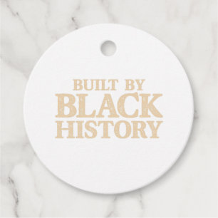 Etiquetas Para Recuerdos Construido Por La Historia Negra Orgullo Negro Est