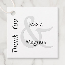 Etiquetas Para Recuerdos Contemporáneo negro y blanco