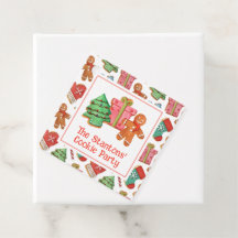 Cookies de Navidades de acuarela