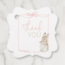 Etiquetas Para Recuerdos Coqueta rosa Pedro el Conejo Primer Cumpleaños