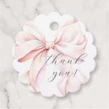 Coquette Bow Pink Baby Shower