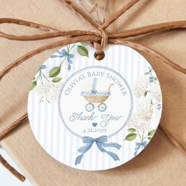 Etiquetas Para Recuerdos Coquette Vintage Carriage Baby shower Thank you